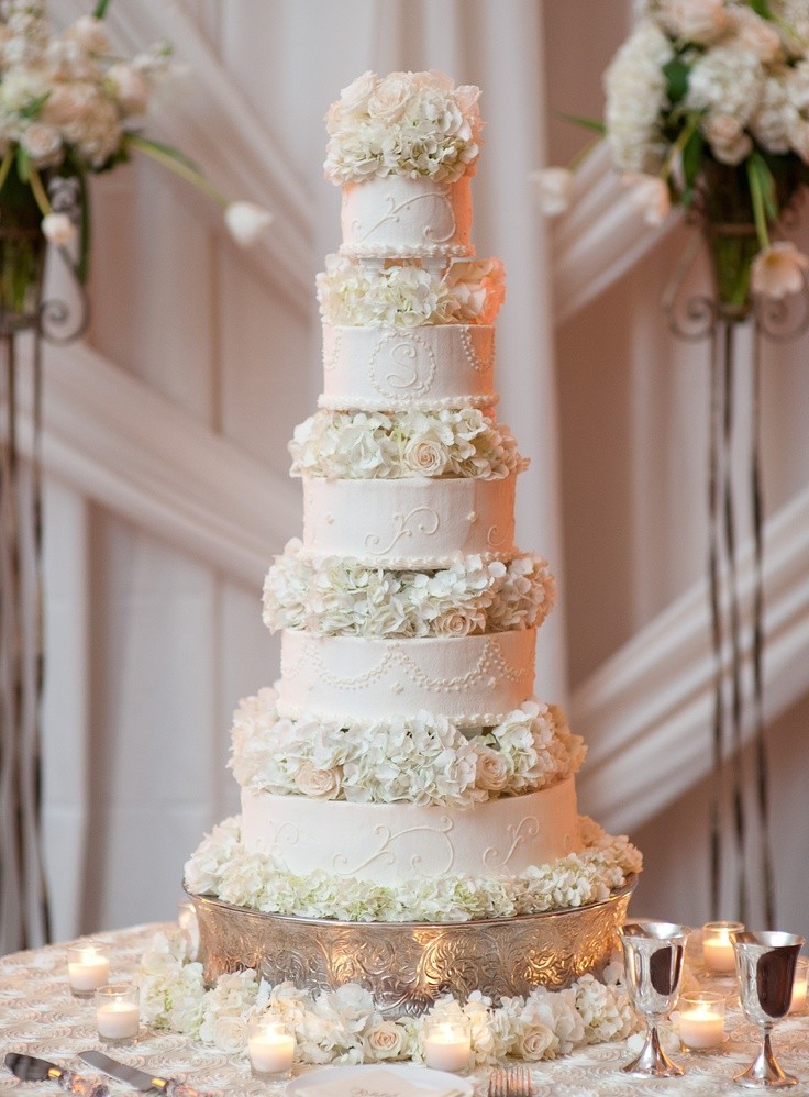 7 Tiers Wedding Cake - CakeCentral.com